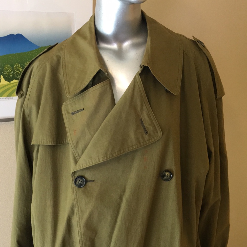 GIORGIO ARMANI | Vintage double-breasted trench coat - Picture 3 of 17